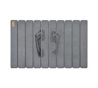 SoBuy Tapis de Salle de Bain Antidérapant Tapis de Salle de Bain, de Cuisine et de Chambre à Coucher en Terre de Diatomées, Gris, 59 x 39 cm, SDA10-HG