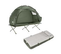SoBuy Tente de Camping 1 Place avec Lit Pliable Étanche 193x86x160cm