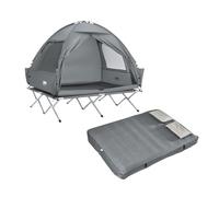 SoBuy Tente de Camping 2 Places avec Lit Pliable Étanche 193x145x185cm