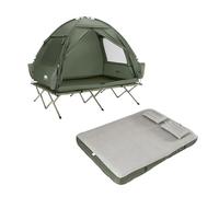 SoBuy Tente de Camping 2 Places avec Lit Pliable Étanche 193x145x185cm