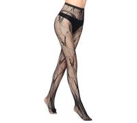 Sobzia Collant Femme Motif Extra Comfort Indéchirable Sexy Tights Collants Ventre Plat Grande Taille Résistants Bas Collant Fantaisie