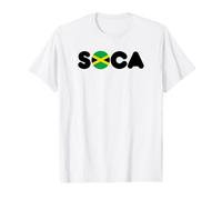 Soca Jamaica Jamaican Flag Reggae Music T-Shirt Graphique avec Valeur