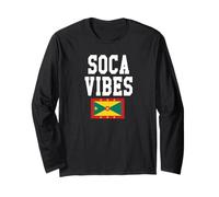 Soca Vibes Grenada Flag Caribbean Carnival Manche Longue