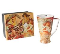 Socadis Splendide tasse grande capacité 500 ml aux couleurs du tableau de Mucha La Peinture