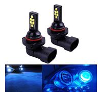 SOCAL-LED LIGHTING 2x HB4 9006 LED ampoule antibrouillard avancée 3030 SMD lampe DRL diurne colorée lumineuse, Glace Bleue