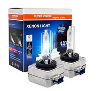 SOCAL-LED Lot de 2 ampoules HID D8S 35 W AC OEM de remplacement direct pour phares avant 6 000 K Blanc cristal