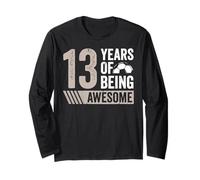Soccer 13e anniversaire garçon 13 ans Awesome Funny Kids Manche Longue