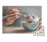 Soccer Ball Bowl Puzzle 1000 Pièces Educa Jouet en Bois Divertissement Créatif Décoration Intérieure Jeu Éducatif Challenge Toy pour Adultes Et Enfants À Partir De 12 Ans 70x50cm/1000pcs