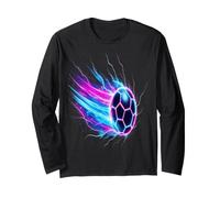 Soccer Ball Dynamic Speed Light Trails Manche Longue