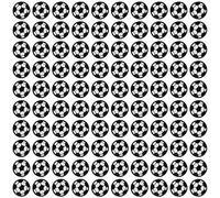 Soccer Ball Embroidery Patches 100Pcs | 3cm Iron - On/Sew - On Football Patches for Clothing/Bags/Hats | DIY Fabric Stickers for Jackets & Jeans Repair