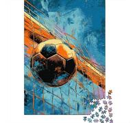 Soccer Ball Goal Net-2 Puzzle 1000 Pièces Educa Jouet en Bois Divertissement Créatif Décoration Intérieure Jeu Éducatif Challenge Toy Adultes & Enfants des 14 Ans 70x50cm/1000pcs
