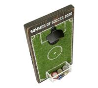 Soccer Bottle Opener - Manual Bar Gadget, Field Design Wine Bottle Tool Collector | Fun Drinking Accessory for Kitchen Bar Party Restaurant Men Soccer Fan Celebration Events