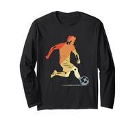 Soccer Boy Vintage Look Team Sport Manche Longue