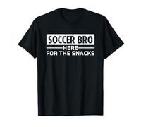 Soccer Brother Bro Here for The Snacks Funny T-Shirt