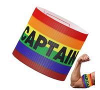 Soccer Captain Armband - Stretch Fabric 31x8cm 30g | Adjustable Breathable Leader Arm Strap For Youth Adult Player Training Competition Team Captain Band | For Soccer Basketball Court Sports Match
