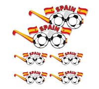 Soccer Cheer Glasses Set - Game Day Fan Accessory, Eyewear Collection with Sport Theme, Design System, Lightweight Party Wear Item, Celebration Prop Bundle for Enhancing Match Viewing Excitement
