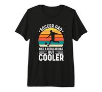 Soccer Dad Like A Regular Dad But Cooler for Fathers Day T-Shirt Haut de Gamme