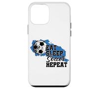 Soccer Funny Eat Sleep Soccer Repeat Coque pour iPhone 12 Mini
