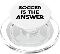 Soccer Funny - Le Football est la Solution PopSockets PopGrip pour MagSafe