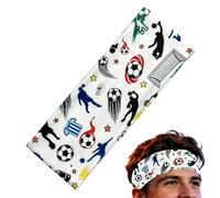 Soccer Headband Elastic, Breathable Sports Hairband, Football Sweat Head Band Accessory, Athletic Running Cycling Yoga Fitness Gear Lightweight Control Band for Sports Practice Game Party Use 16g