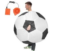 Soccer Inflatable Costume - Adult Funny Uniform Cosplay Realistic Outfit For Halloween Birthday Christmas Parties Comic Cons School Plays | Humorous Role Play Dress Up Accessory Men Women Party Costum