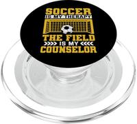Soccer is My Therapy The Field is My Counselor PopSockets PopGrip pour MagSafe