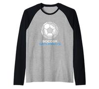 Soccer Le Samedi Soccer Maman et Papa Soccer Mom Manche Raglan