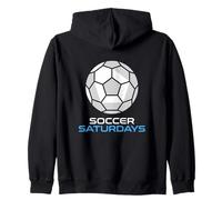 Soccer Le Samedi Soccer Maman et Papa Soccer Mom Sweat à Capuche