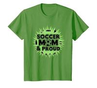 Soccer Mom & Proud: Sporting Parent Pride, Soccer Mom T-Shirt, Enfant, Herbe, 8 Ans