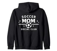Soccer Mom Social Club, Design de Maman Sportive drôle Sweat à Capuche
