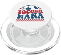 Soccer Nana Grandma Vintage Soccer Fan Support Famille PopSockets PopGrip pour MagSafe