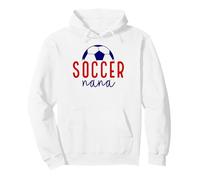 Soccer Nana Vintage Soccer Grandma Support Soccer Famille Sweat à Capuche