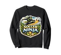 Soccer Ninja Inscription Humoristique pour Amateur de Football Sweatshirt