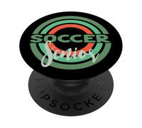 Soccer Senior avec Cercles de Football Modernes PopSockets PopGrip Adhésif