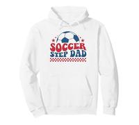 Soccer Step Dad Père Soccer Sideline Support Soccer Famille Sweat à Capuche