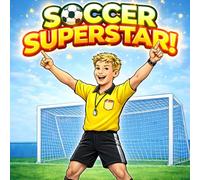 Soccer Superstar Coloring Book: Bold and Easy Players, Balls, Goals & Action Scenes