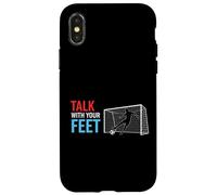 Soccer Talk with Your Feet Les Joueurs de Football Disent Coque pour iPhone X/XS
