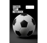 Soccer Team Notebook: 120-Page Square Grid Notebook for Soccer Players, Fans, Coaches, and Students