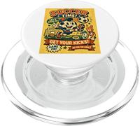 Soccer The Butiful Game Time Vintage Foot-Ball Futbal PopSockets PopGrip pour MagSafe