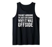 Soccer Tournament Themed Outfit Funny Offside Soccer Joke Débardeur