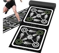 Soccer Training Mat - Entraînement Ladder For Footwork,Non-Slip Home Gym Footwork Drills Workout Trraining & Playing Field Equipment For Quickness, Endurance, Speed, And Coordination