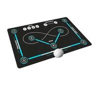 Soccer Training Mat - Large Portable Non -Slip Precision Dribbling Board | Floor Protector Hockey Training Mat | Diatom Mud Material, Quiet Design, Ideal For All Ages, Soccer Lovers, Adults