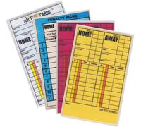 Soccer Write-On Referee Cards, 4 Card Set Includes Penalty Kicks And Game Record (Ar) Card