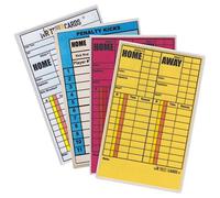 Soccer Write-on Referee Cards, 4 Card Set Includes Penalty Kicks and Game Record (AR) Card