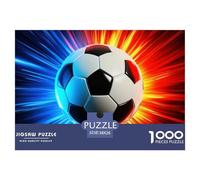 SoccerBallEnergy - DynamicSportsGraphic 1000 Pièces Puzzle Adultes Puzzles Classiques Cadeau Jeu De Créatif Jouets De Jeu Stimulants 38x26cm/1000pcs