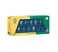 SoccerStarz Figurine 202561 – Pack de 11 figurines officielles de l'équipe du Brésil – Nintendo