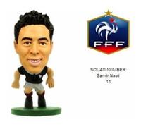 SoccerStarz - 400344 - Figurine - Sport - Le Pack De 1 Figure De L'équipe De France Contenant Samir Nasri dans Sa Tenue D'équipe De France À Domicile