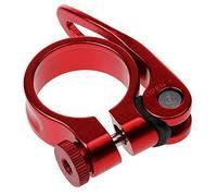 soccik Aluminium Collier de serrage de selle vélo de fixation rapide Kit Collier tige de selle Collier de serrage de selle Anneau de serrage selle Serrage Fermeture Rapide 34,9 mm pour vélo