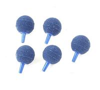 Soccik Pompe d'oxygène Aquarium Bubble Sortie d'air Pierres Balls Diffuseur Aquarium Pierre Bulles pour Aquarium Poisson Réservoir Lot de 5 Bleu
