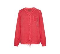 Soccx Chemisier 'Memory Lane' graphite / rouge pastel / argent, Taille XS